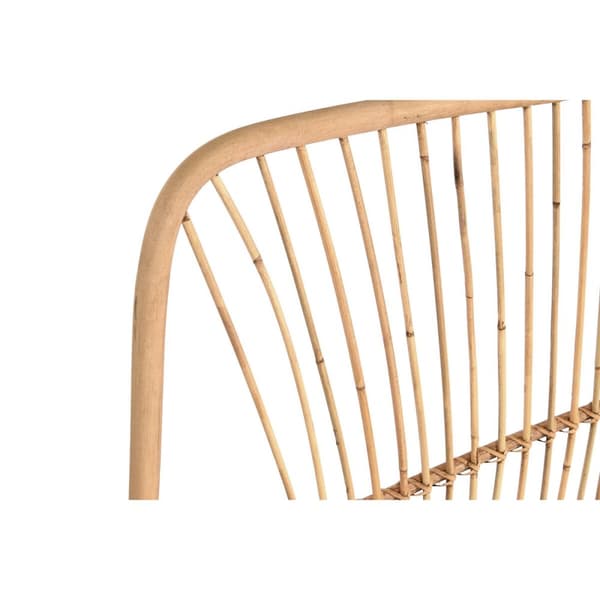 Sänggavel Home ESPRIT Brun Naturell Ljusbrun Bambu 160 x 3 x 115 cm