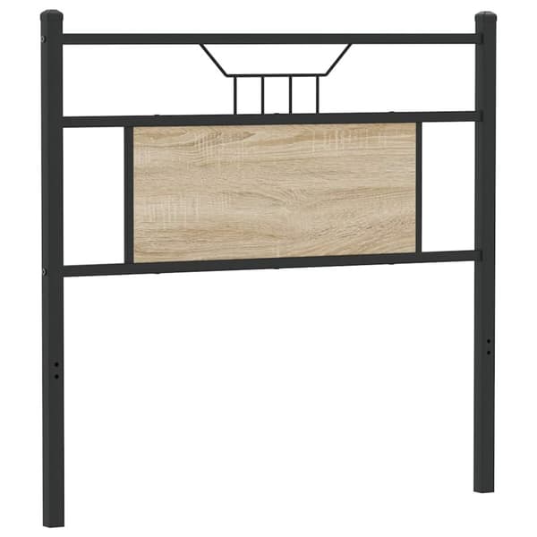 Sänggavel Sonoma ek 80 cm konstruerat trä och stål