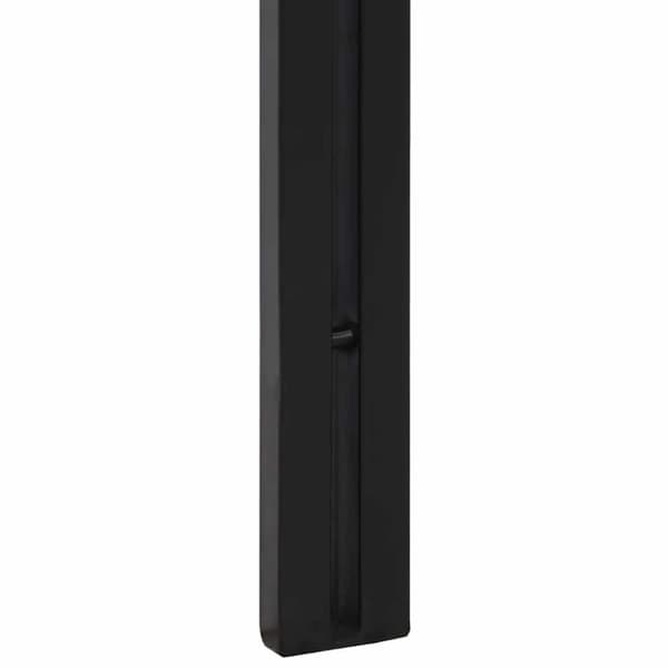 vidaXL hovedgærde 160 cm massivt mangotræ og jern