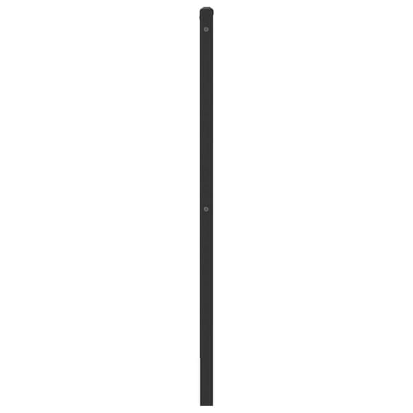 vidaXL Sängynpääty Sonoma-tammi 90 cm tekninen puu ja teräs