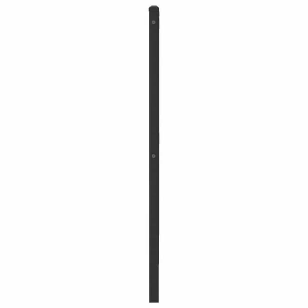 vidaXL sengegavl 180 cm konstrueret træ og stål sonoma-eg