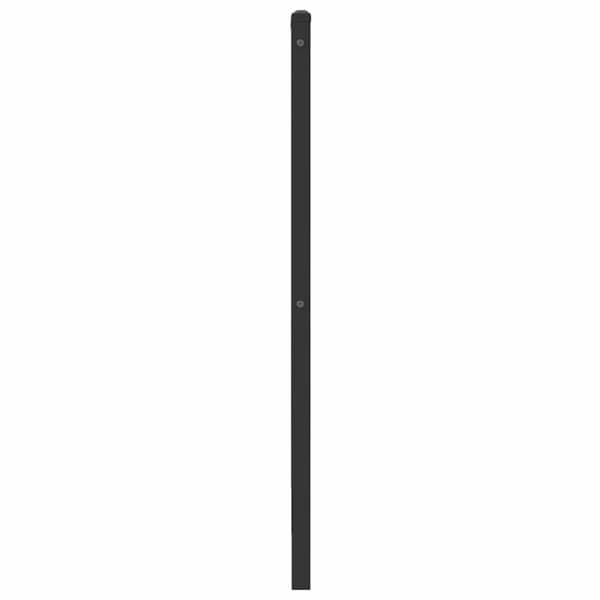 vidaXL sengegavl 150 cm konstrueret træ og stål sonoma-eg