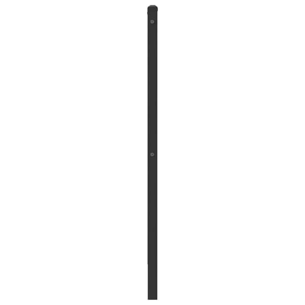 vidaXL sengegavl 107 cm konstrueret træ og stål sonoma-eg
