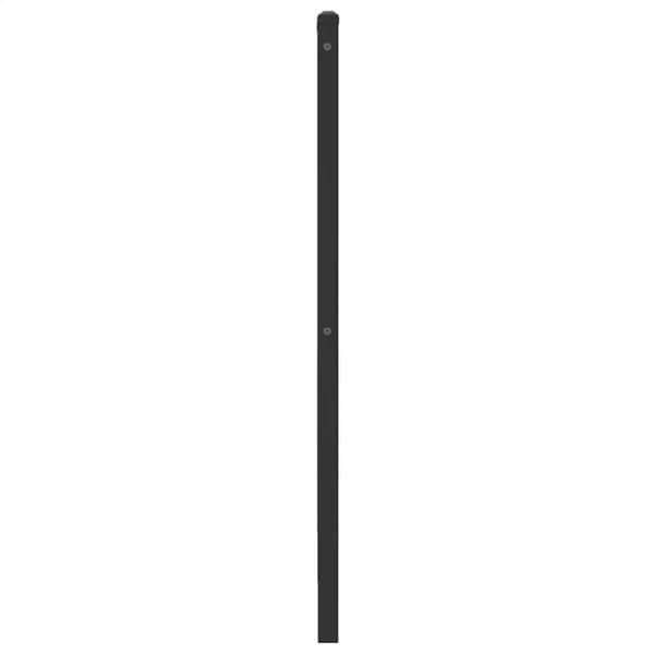 vidaXL Sängynpääty Sonoma-tammi 120 cm tekninen puu ja teräs
