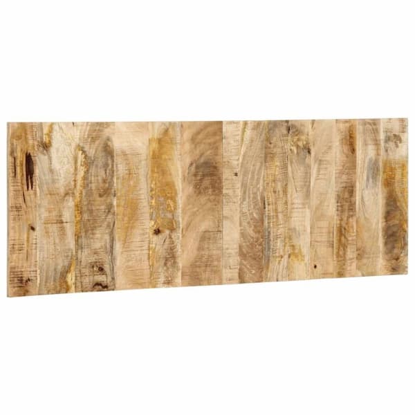 vidaXL Sänggavel 140 cm massivt grovt trä mango