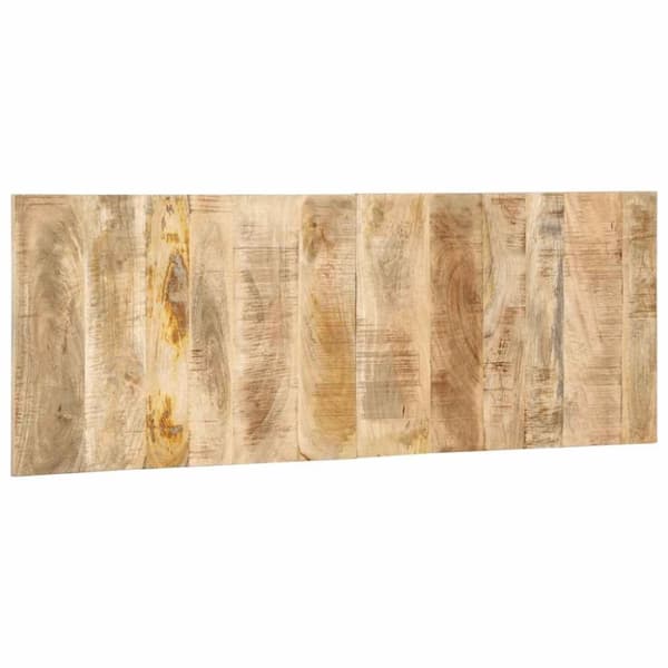 vidaXL Sänggavel 140 cm massivt grovt trä mango