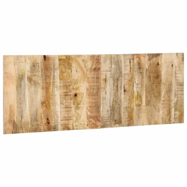 vidaXL Sänggavel 140 cm massivt grovt trä mango