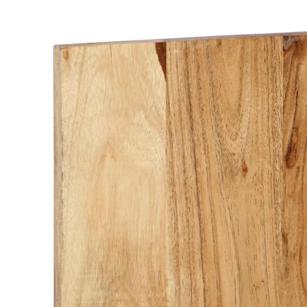 vidaXL Sänggavel 140 cm massivt trä akacia