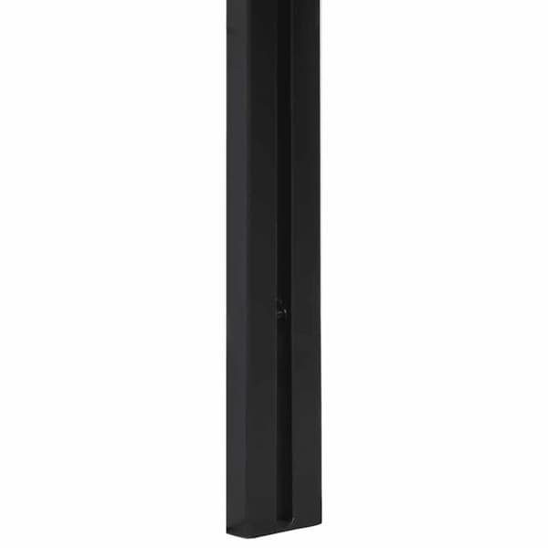vidaXL sengegavl 120 cm heltre mango og jern