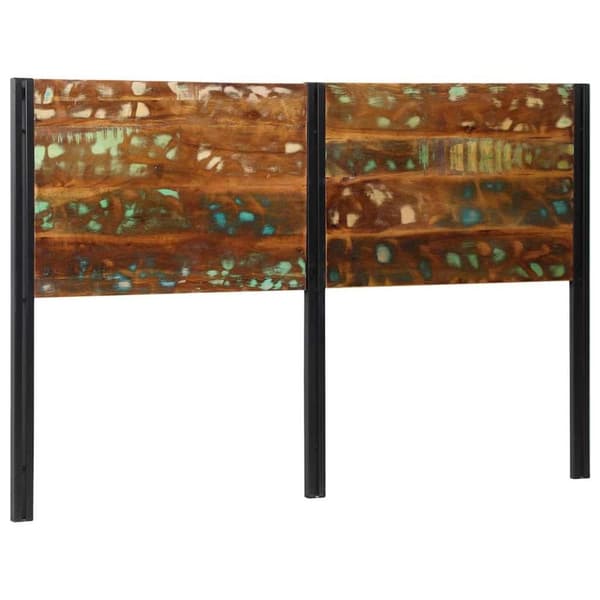vidaXL sengegavl 160 cm gjenvunnet heltre og jern