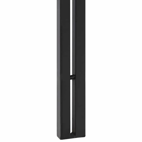 vidaXL sengegavl 160 cm gjenvunnet heltre og jern