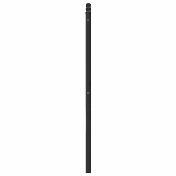 vidaXL Hodegavl brun eik 137 cm konstruert tre og stål