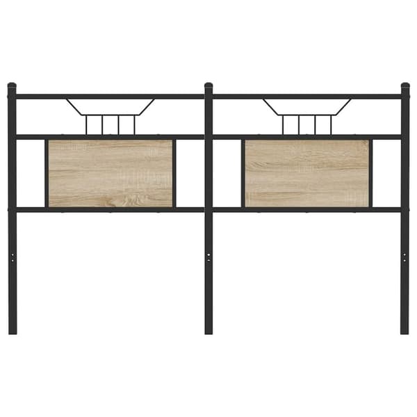 vidaXL Hodegavl sonoma eik 137 cm konstruert tre og stål