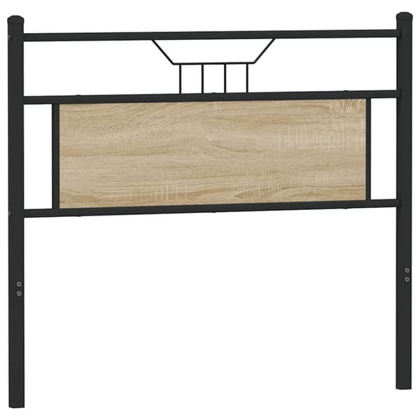 vidaXL Hodegavl sonoma eik 107 cm konstruert tre og stål