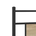 Miniatyrbilde 8 av 9: vidaXL Hodegavl sonoma eik 107 cm konstruert tre og stål