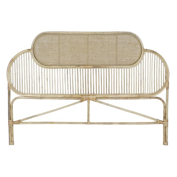 Sengegavl DKD Home Decor Brun Natur 180 x 4 x 90 cm