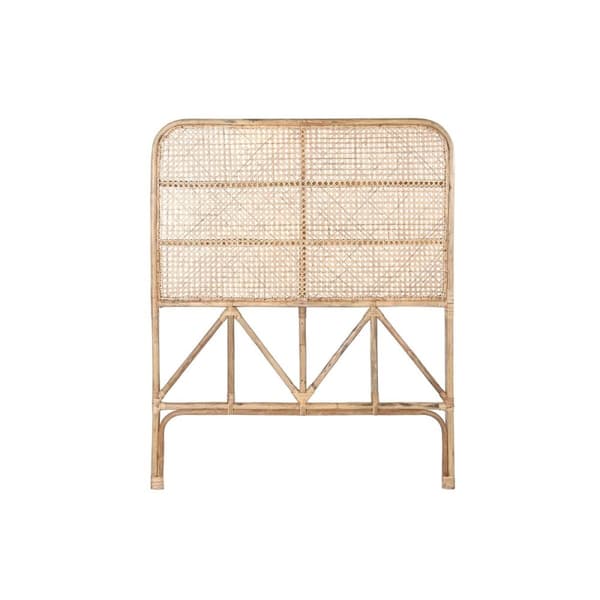 Sengegavl DKD Home Decor Natur Brun Multifarvet Metal Bambus 30 x 40 cm 100 x 4 x 90 cm 102 x 4 x 127 cm