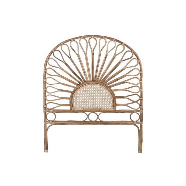Sengegavl DKD Home Decor Natur Solsikke 100 x 4 x 90 cm 100 x 4 x 126 cm Bambus