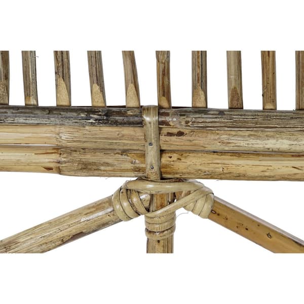Senge gavl DKD Home Decor Hvit Naturell 178 x 4 x 128 cm