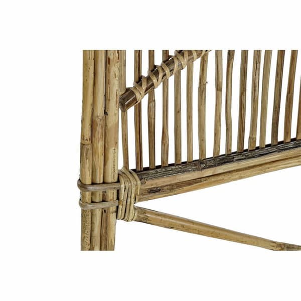 Senge gavl DKD Home Decor Hvit Naturell 178 x 4 x 128 cm
