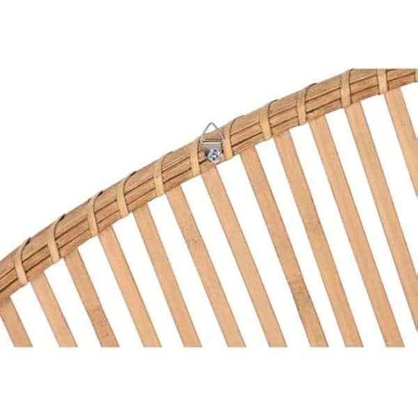 Sänggavel - HOME ESPRIT - Modell i bambufiber - Mått 150 x 2 x 80 cm - Flerfärgad - Ljusbrun