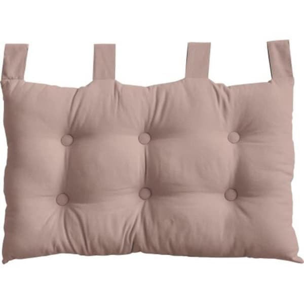 Sänggavel - Märke - Ben - 45 x 70 cm - Rosa - Elegant quiltad effekt