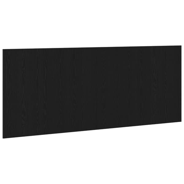 vidaXL Sänky Pääty Musta Tammi 200x1,5x80 cm Mukautettua Puuta