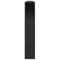 Miniatyrbilde 8 av 10: vidaXL Hodegavlskap i svart eik - 180x18.5x102.5 cm