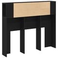 Miniatyrbilde 6 av 10: vidaXL Hodegavlskap Svart Eik 120x19x104,5 cm Konstruert Tre