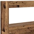 Miniatyrbilde 11 av 11: vidaXL Hodegavl skap med LED gammelt tre 100x17x102 cm