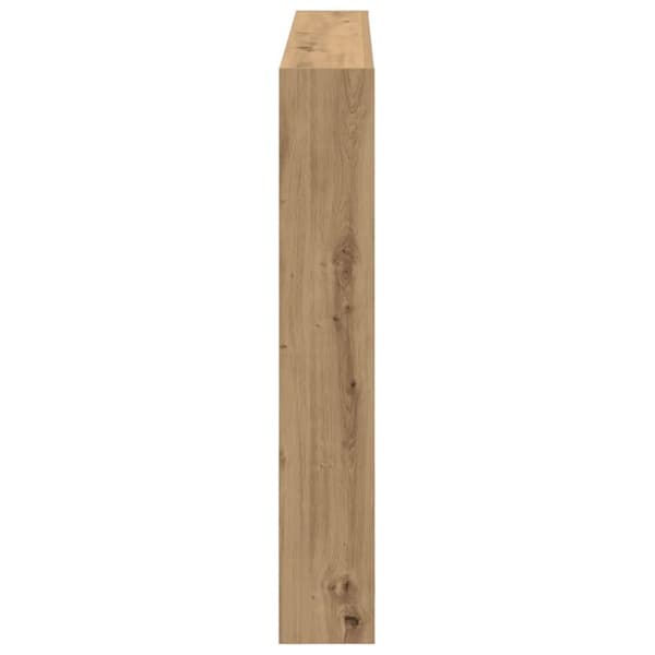 vidaXL Hodegavl skap med LED artisan eik 140x17x102 cm