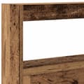 Miniatyrbilde 11 av 11: vidaXL Hodegavl skap med LED gammelt tre 160x17x102 cm