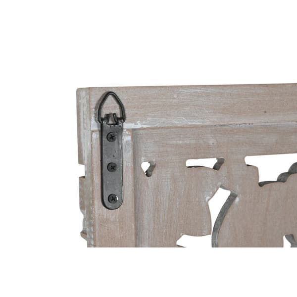 Päätylevy Home ESPRIT Harmaa Puu MDF 180 x 3,5 x 180 cm