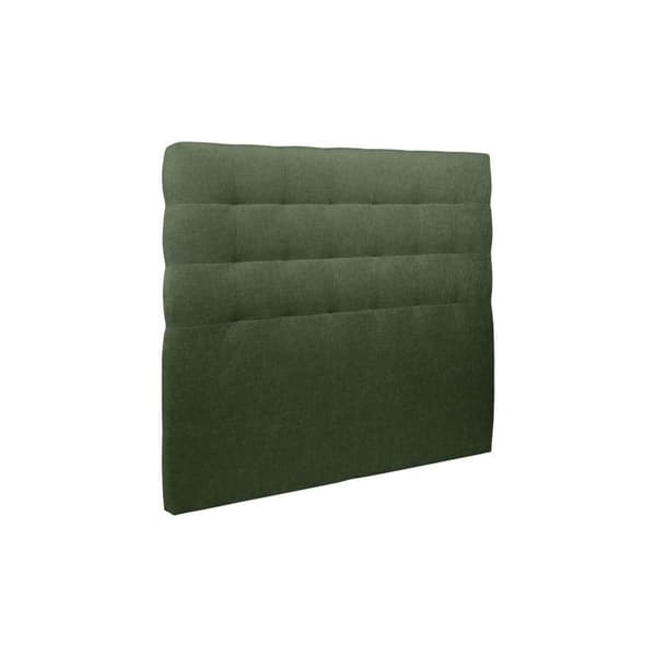Huvudgavel Klädd Tyg Grön L 150 cm - Ep 10 cm vadderad - Design Huvudgavel i Massivt Trä