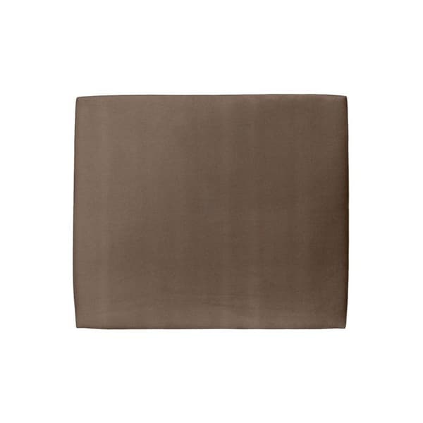 Sänggavel Klädd Velvet Taupe L 135 cm - Tjocklek 10 cm vadderad - Design sänggavel i massivt trä