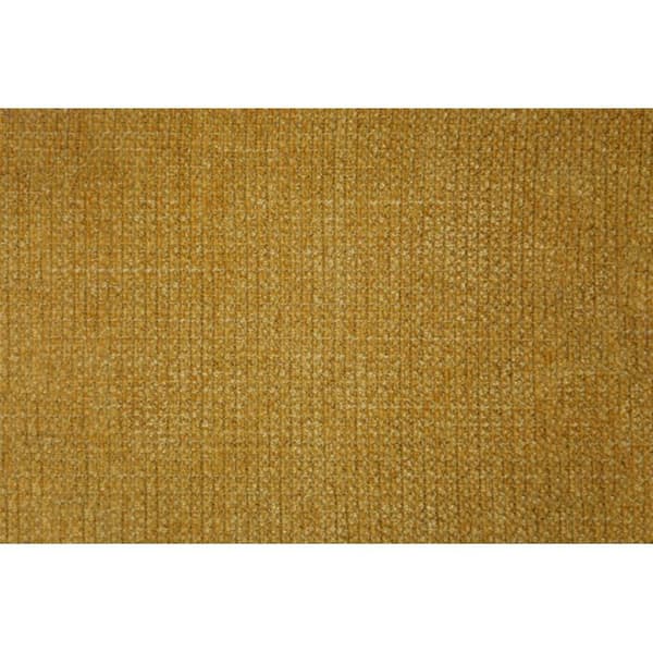 Sänggavel Linjer Tyg Gul L 160 cm - Ep 10 cm stoppad - Sänggavel design i massivt trä