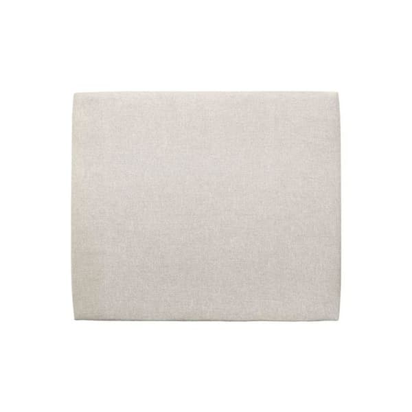 Sänggavel Klädd Ljusbeige Tyg L 180 cm - Tjocklek 10 cm stoppad - Sänggavel i design av massivt trä