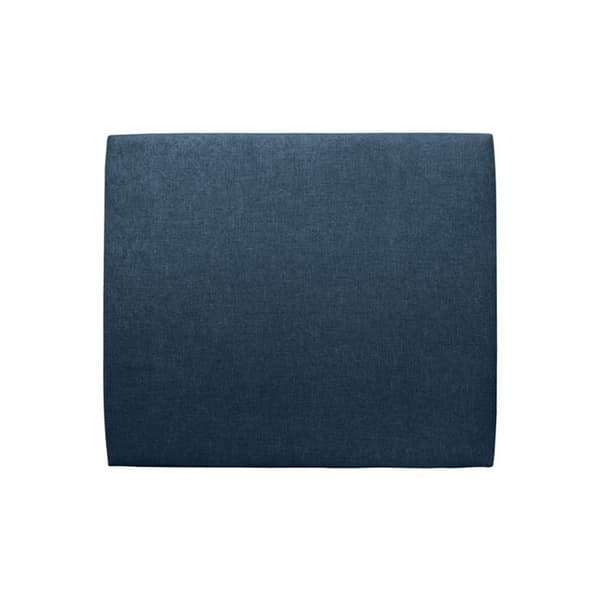 Tapetserad sänggavel Blå Tyg L 140 cm - Ep 10 cm stoppad - Design sänggavel i massivt trä