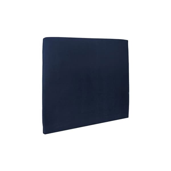 Sänggavel Klädd Sammet Blå L 180 cm - Tjocklek 10 cm vadderad - Sänggavel design i massivt trä