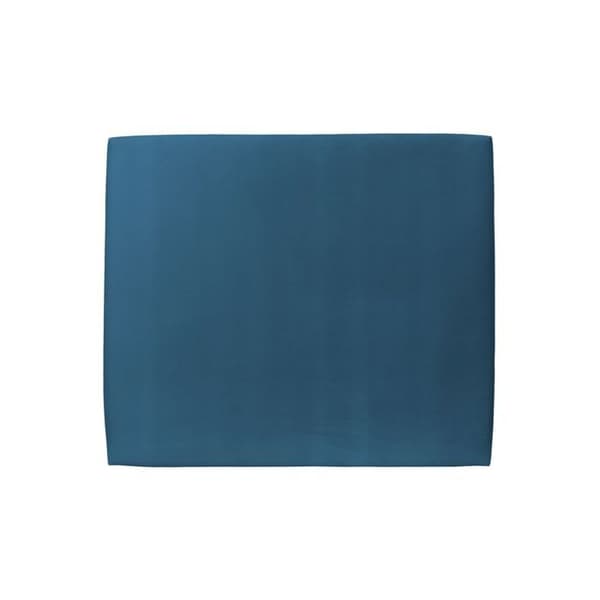 Sänggavel Klädd Sammet Blå L 180 cm - Tjocklek 10 cm vadderad - Sänggavel design i massivt trä