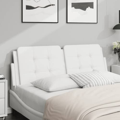 Dyna till huvudgavel vit 120 cm konstläder