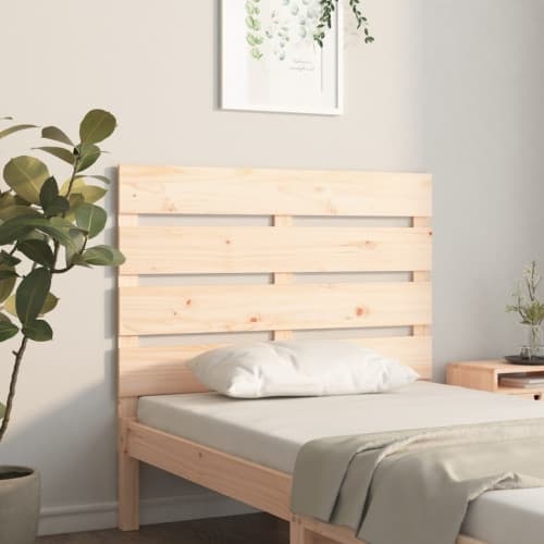 Sänggavel 75x3x80 cm massiv furu