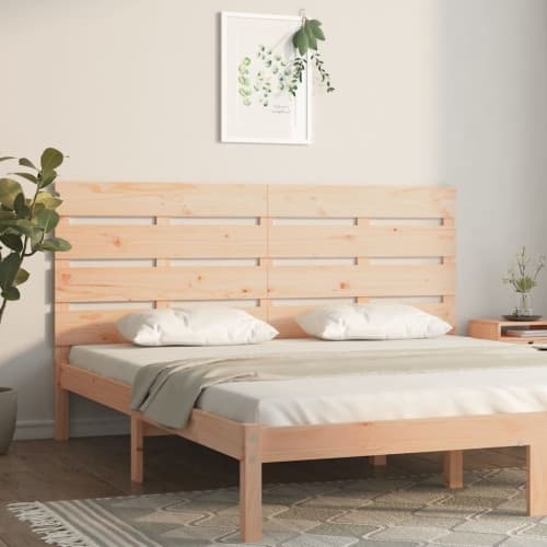 Sänggavel 140x3x80 cm massiv furu