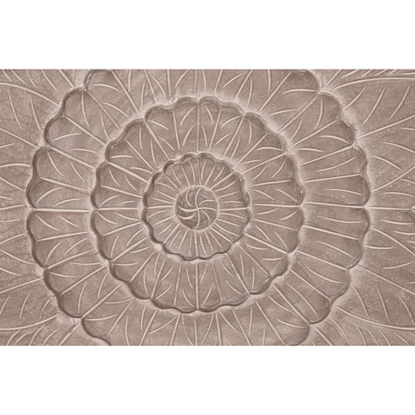 Päätylevy Home ESPRIT Luonnollinen 180 x 3,5 x 180 cm
