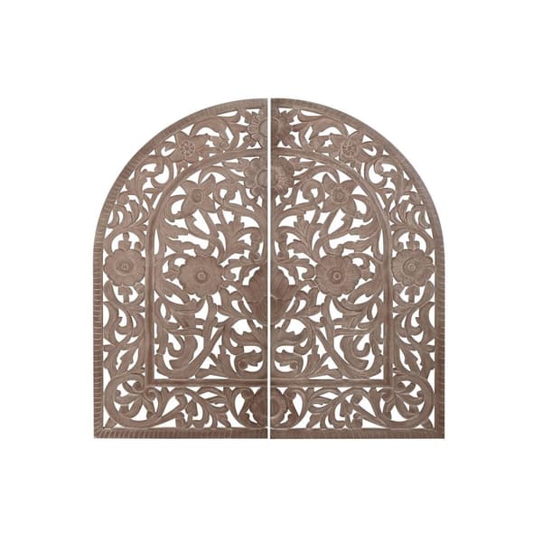 Sengegavl Home ESPRIT Natur 180 x 3,5 x 180 cm