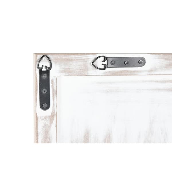 Sengegavl Home ESPRIT Hvid 160 x 3 x 80 cm