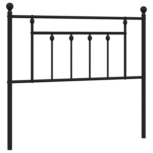 Huvudgavel metall svart 100 cm