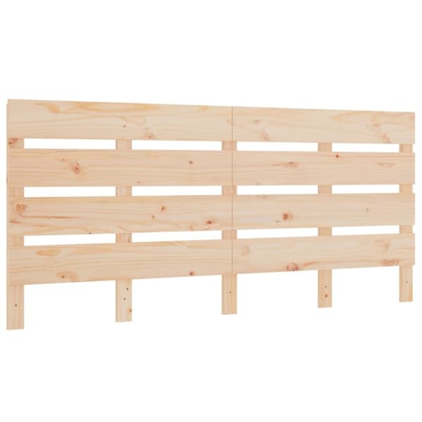 Sänggavel 160x3x80 cm massiv furu