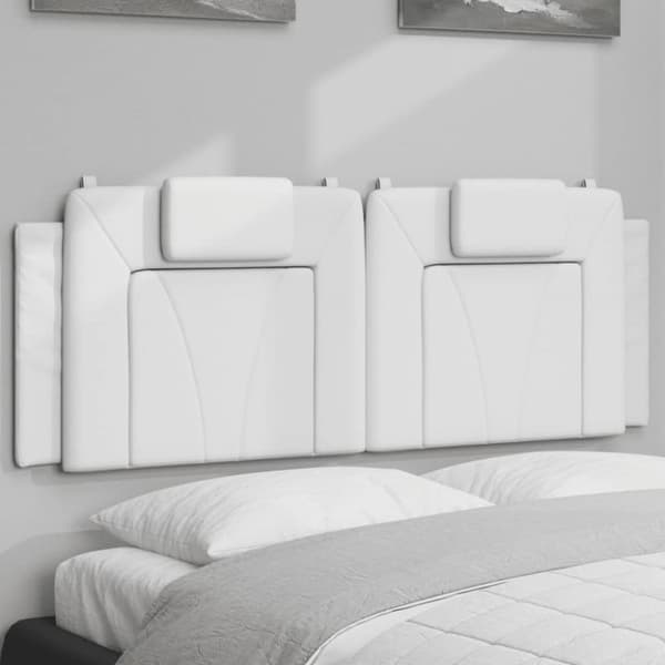 Dyna till huvudgavel vit 120 cm konstläder