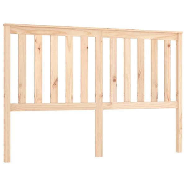 Sänggavel 156x6x101 cm massiv furu